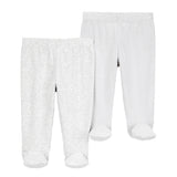 Lot de 2 Pantalons en Coton Bébé Carter's - Gris