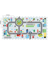 Sunta Tapis Puzzle de Piste Routière Imprimé 3M+ - Voiture