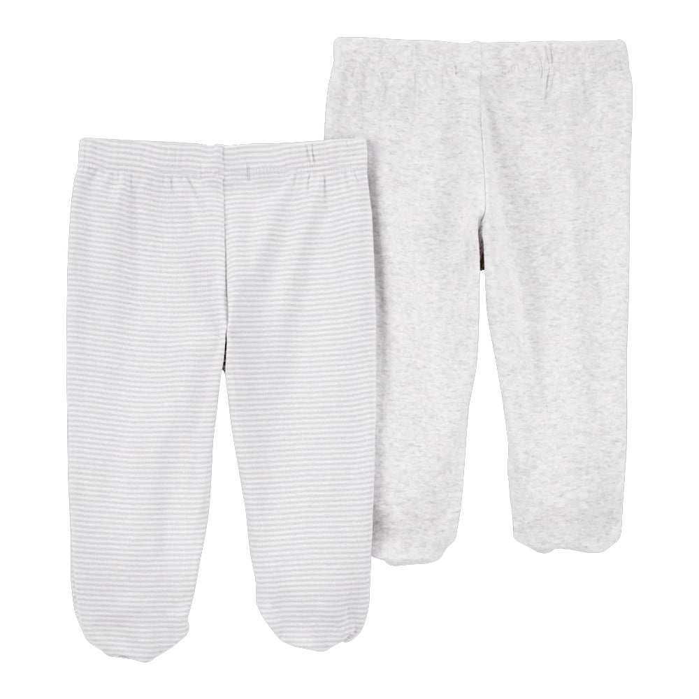 Lot de 2 Pantalons en Coton Bébé Carter's - Gris
