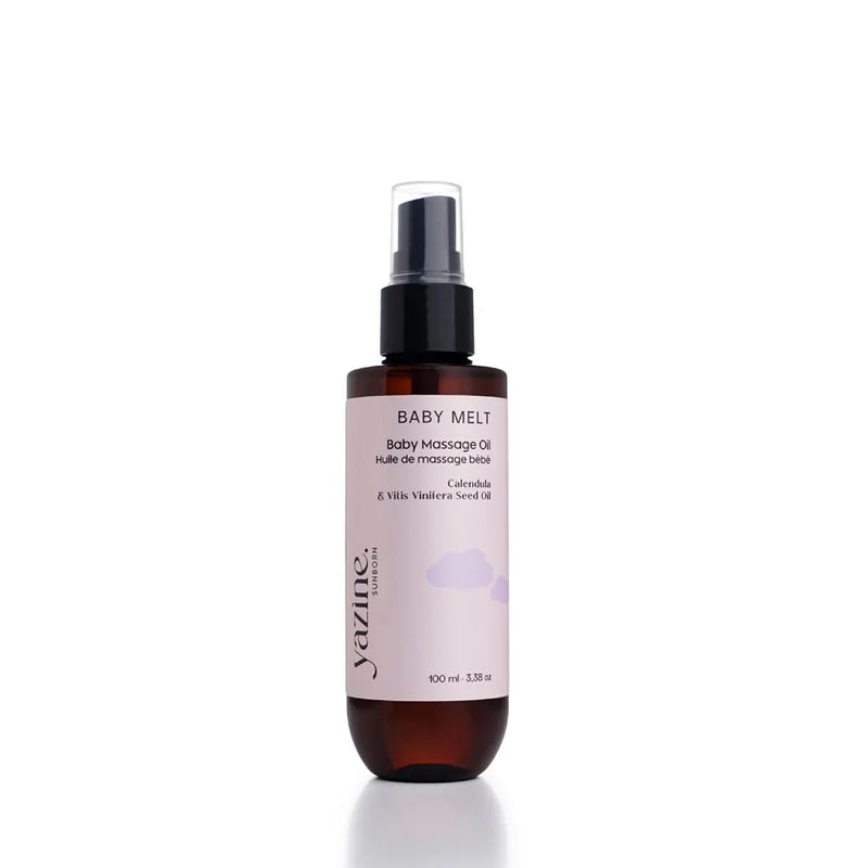 Yazine Huile de Massage Bébé À l'Huile de Calendula - 100ml