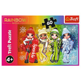 Trefl Puzzle Poupées Joyeuses Rainbow High 60 pièces - 4A+
