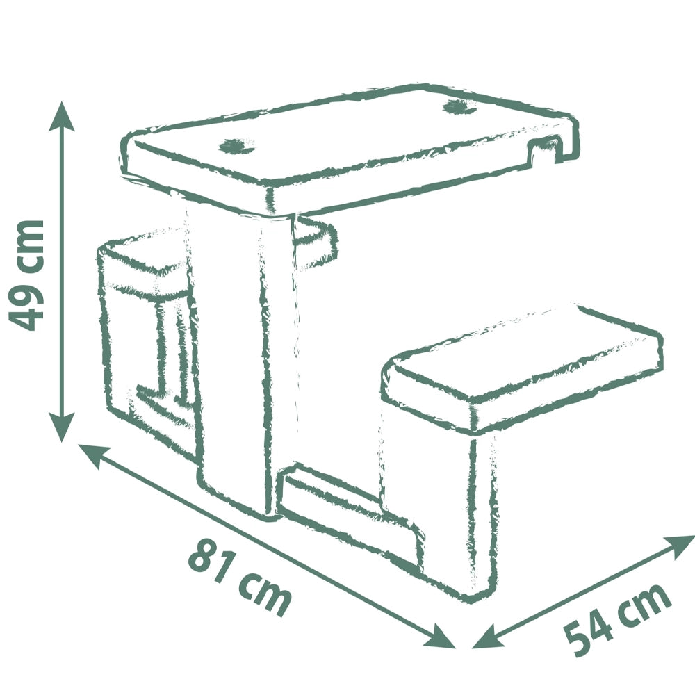 Smoby Table de Pique-Nique 2A+