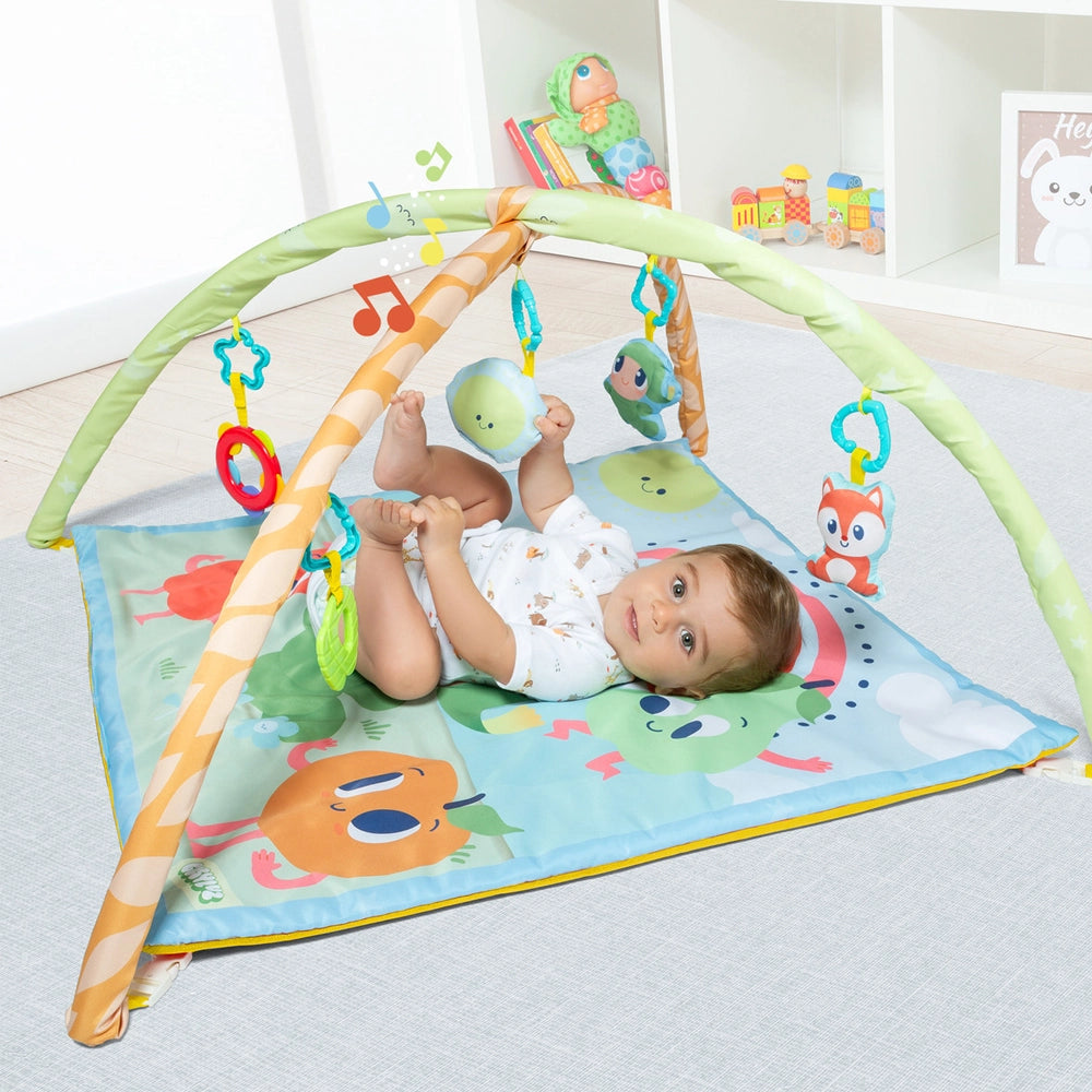 Molto Alfombra de Estimulación Musical con Arco 5 Juguetes +0M