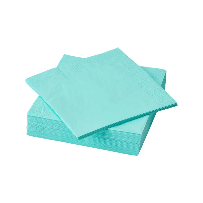 Paquete de 40 servilletas de papel - Azul cielo