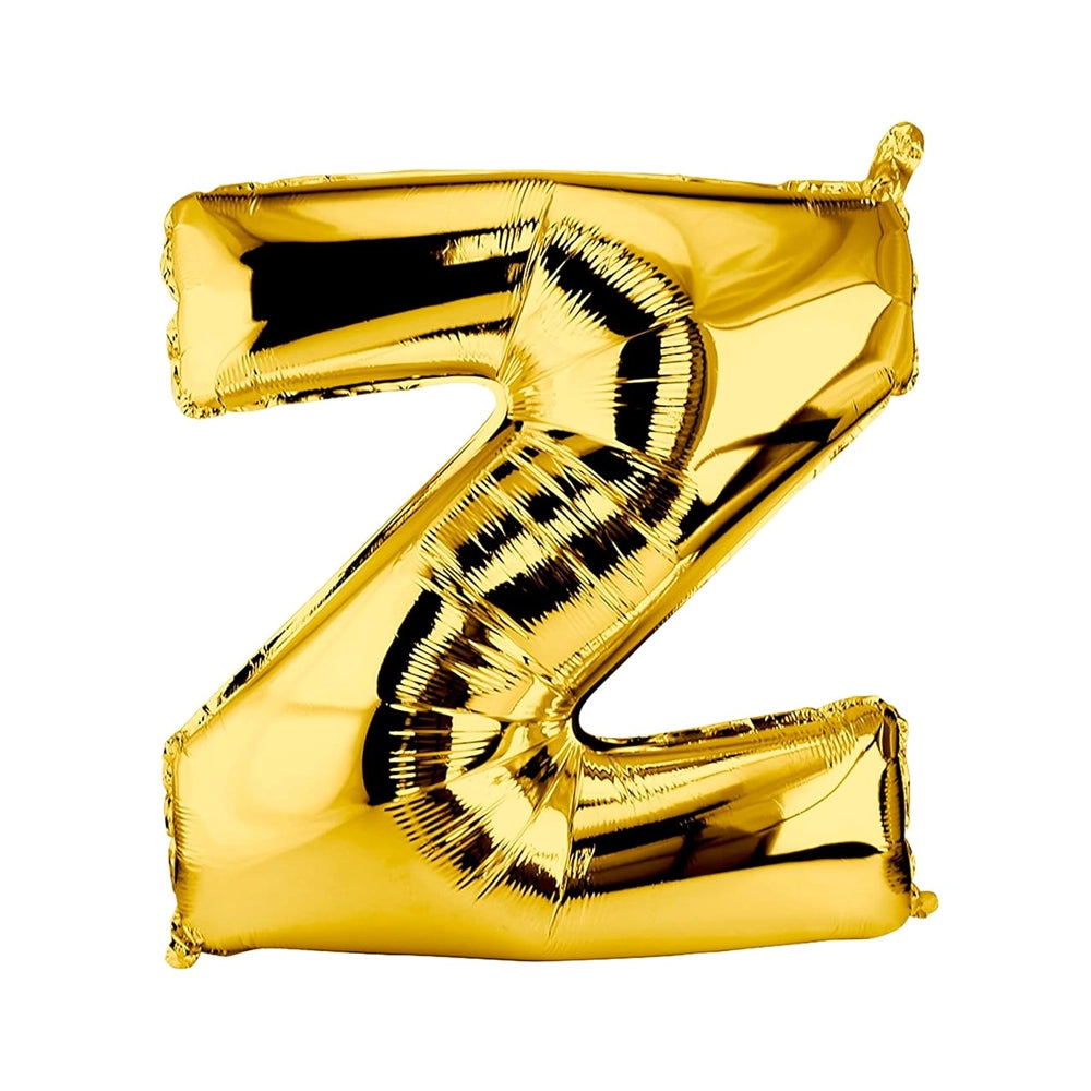 Ballon en Forme de Lettre Z - Dorée