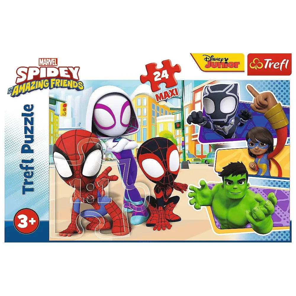 Trefl Maxi Spidey & His Friends 24 Piece Puzzle - 3Y+