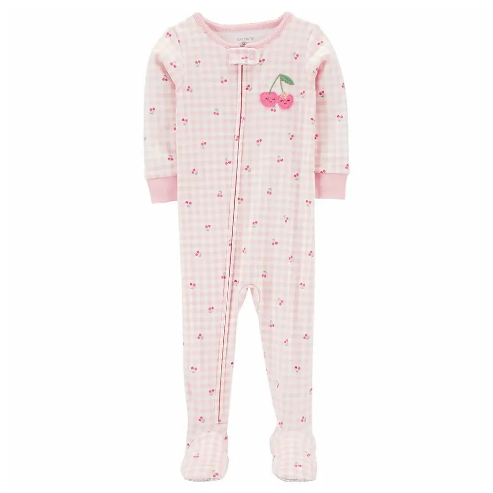 Grenouillère en Coton Carter's - Cerise Rose