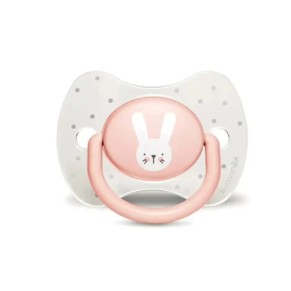 Suavinex Sucette Premium Réversible Lapin Rose - 0-6M