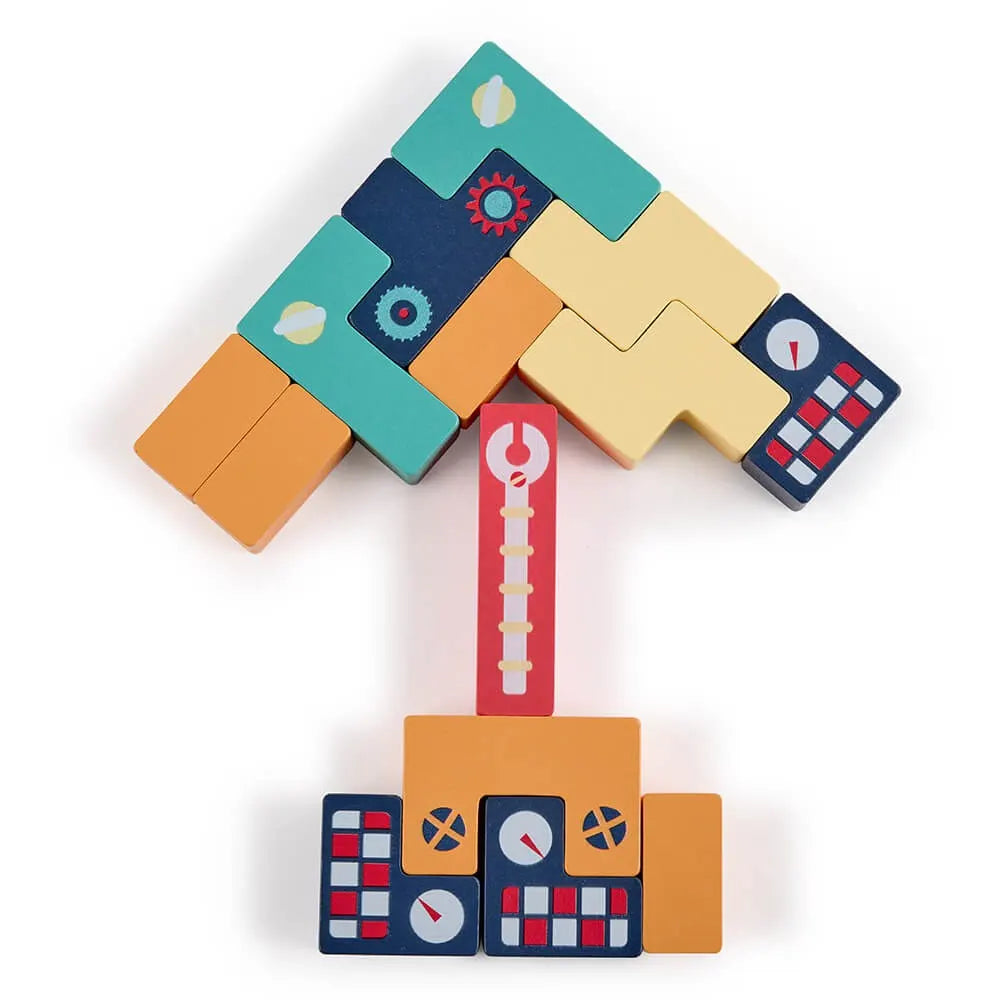 Jeu en bois Ludos Tetriminos Jouet type Tetris - 3A+