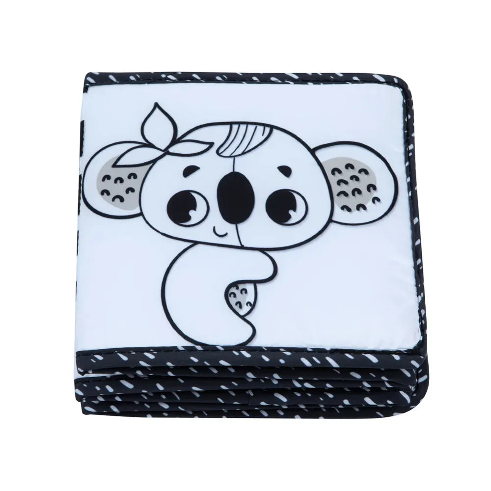 Tiny Love Libro de Tela de Doble Cara Black & White