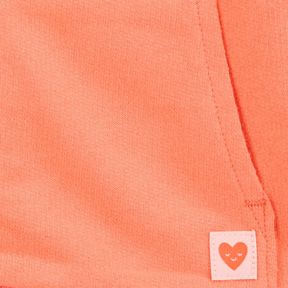 Cardigan Zippé en Molleton Bébé Fille Carter's - Orange