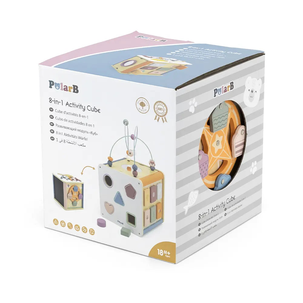 Viga Toys PolarB Cube Multiactivité 8 en 1 18M+
