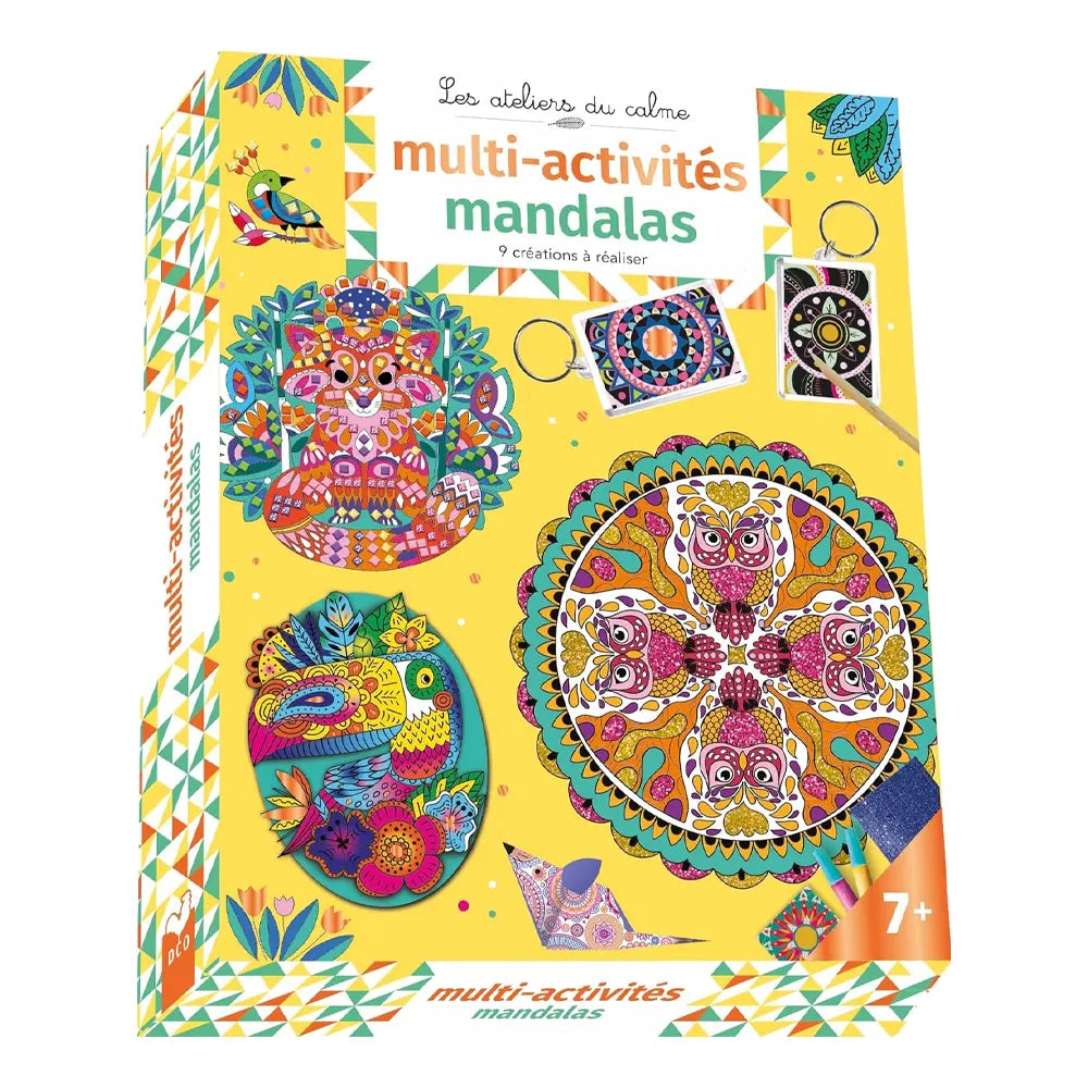 Créations Mandalas Coffret avec Accessoires - 6A+