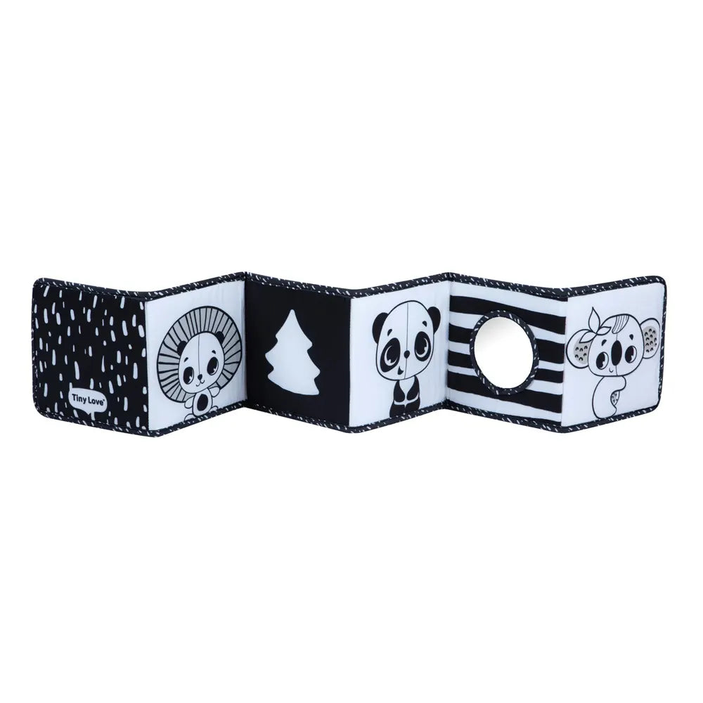 Tiny Love Libro de Tela de Doble Cara Black & White