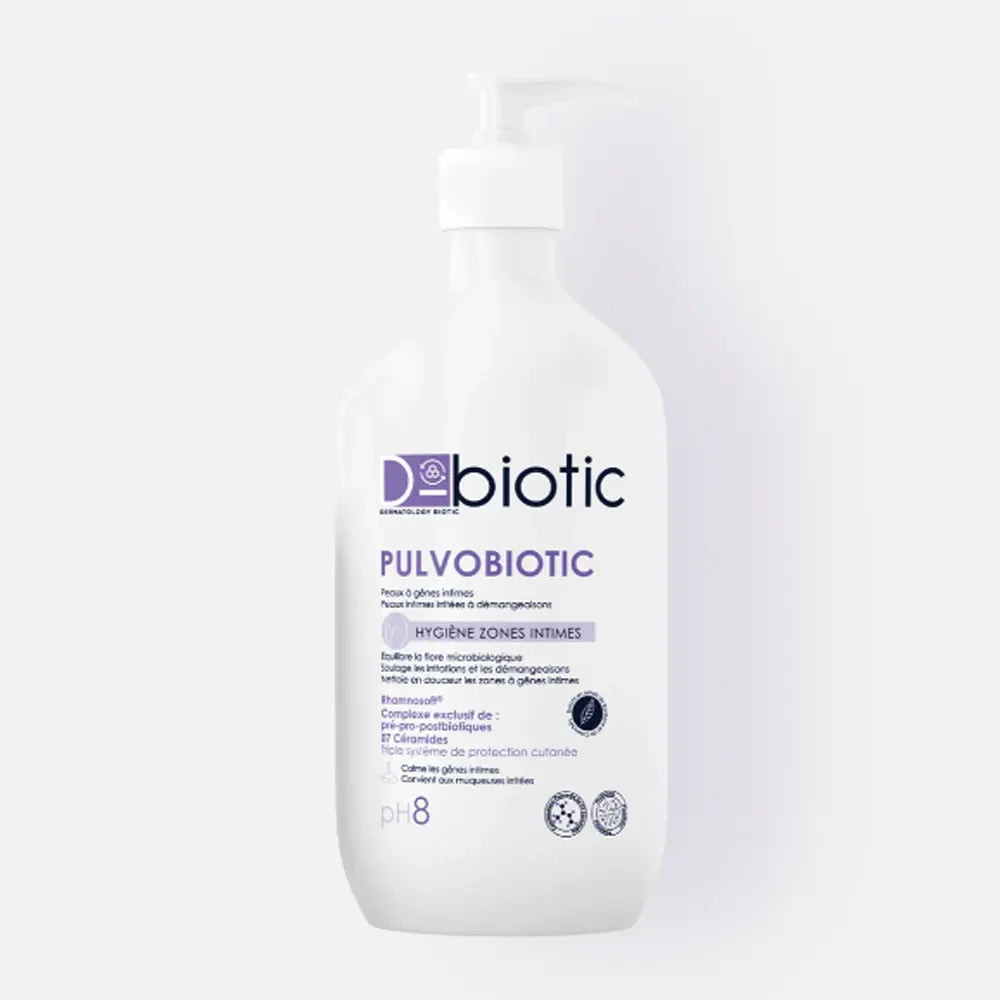 D-Biotic Pulvobiotic pH 8 Nettoyant Doux Zones Intimes – 500ml