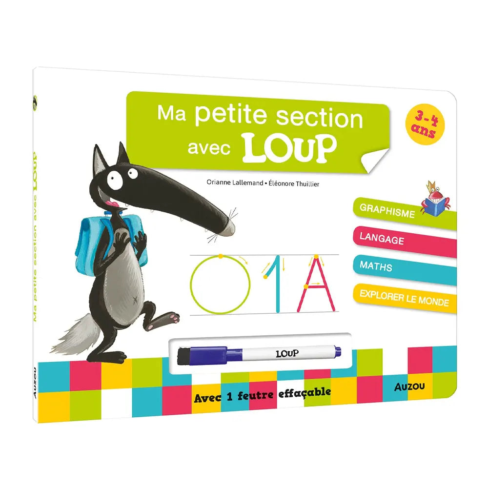 Ma Petite Section avec Loup - Livre-Ardoise