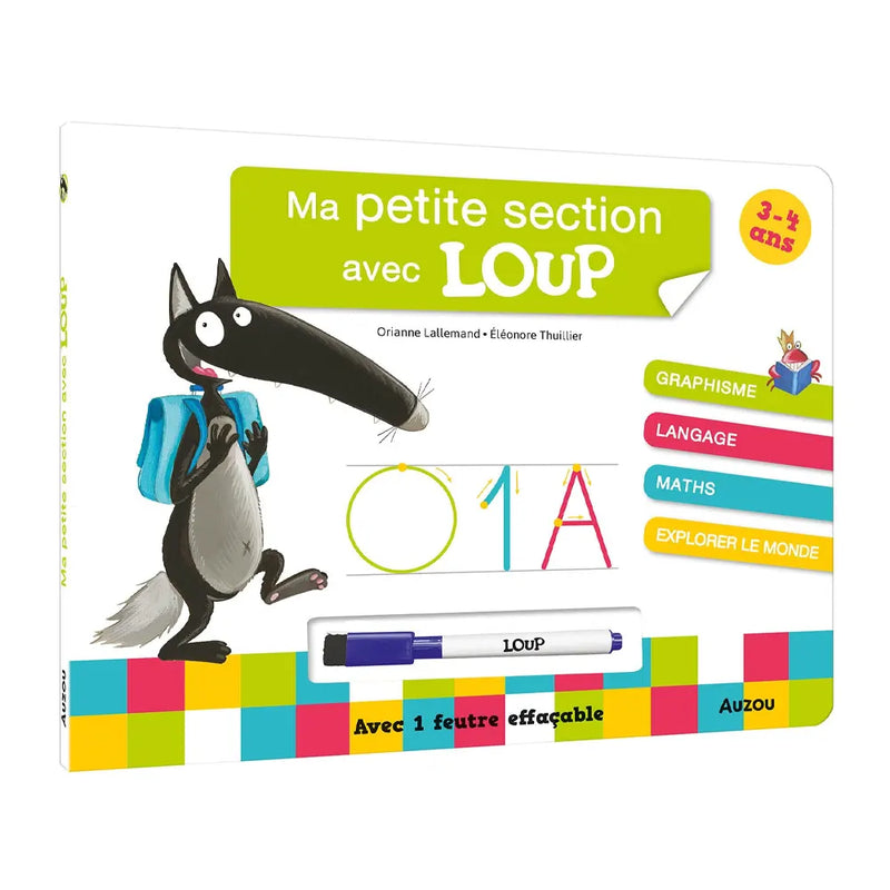 Ma Petite Section avec Loup - Livre-Ardoise