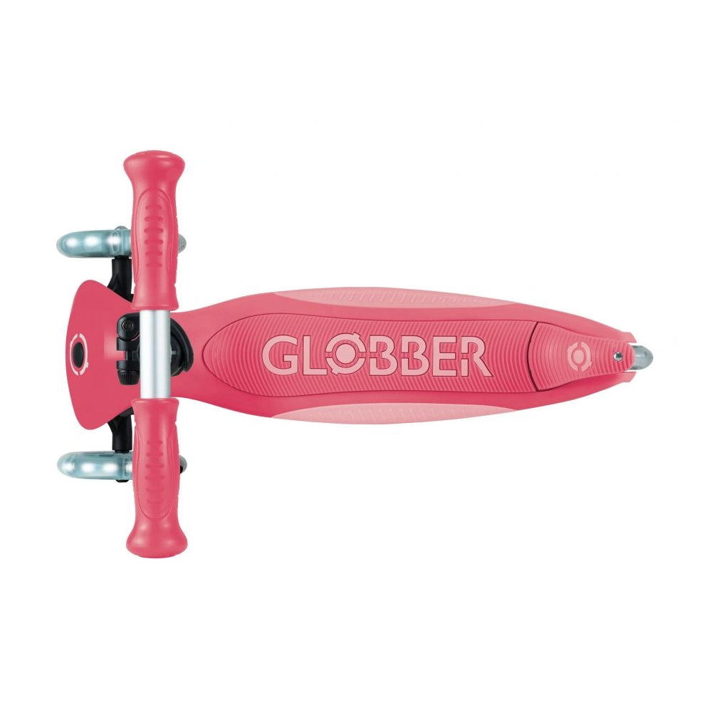 Globber Trottinette Elite Pliable Plus Lights - Rose Pastel