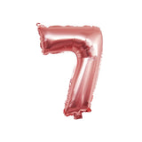 Ballon Chiffre 7 Rose Gold – 86cm