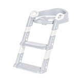Réducteur de Toilette Pliable avec Échelle 18M+ - Gris