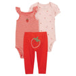 Ensemble de 3 Pièces Carter's - Fraise