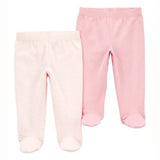 Lot de 2 Pantalons en Coton Bébé Carter's - Rose