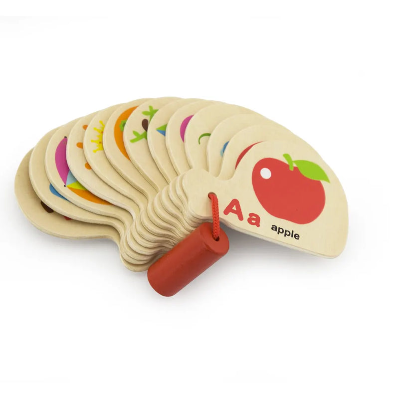 Viga Toys Mini Livre Alphabet en Bois – 12m+