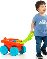 Molto Chariot avec 20 Blocs - Rouge