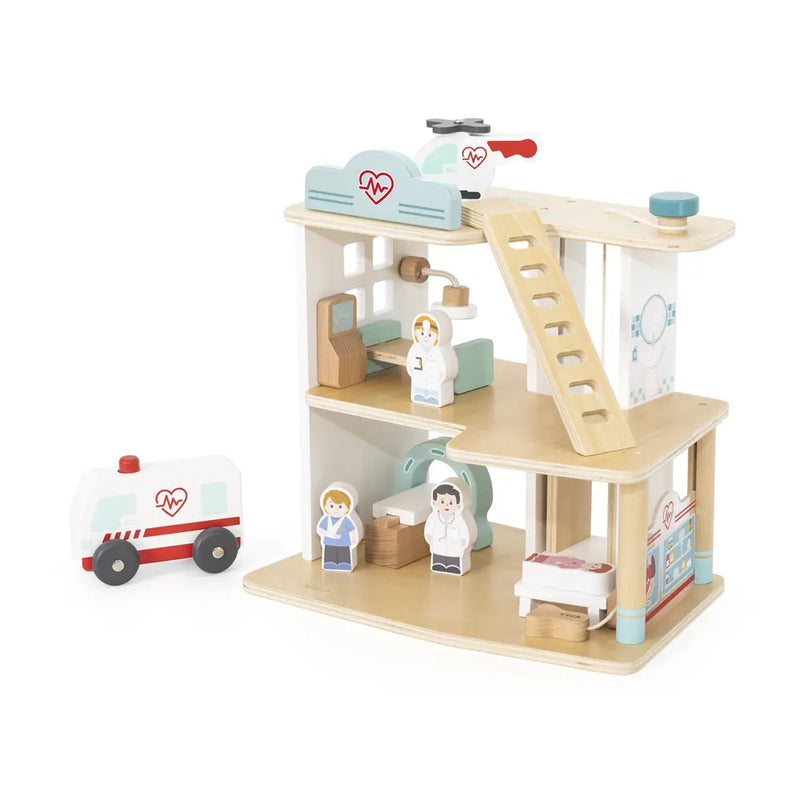 Viga Toys Hôpital pour Enfants en Bois – 3A+