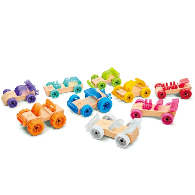 Hape Voitures Whizzy Wheels 3-8A - Couleur Aléatoire