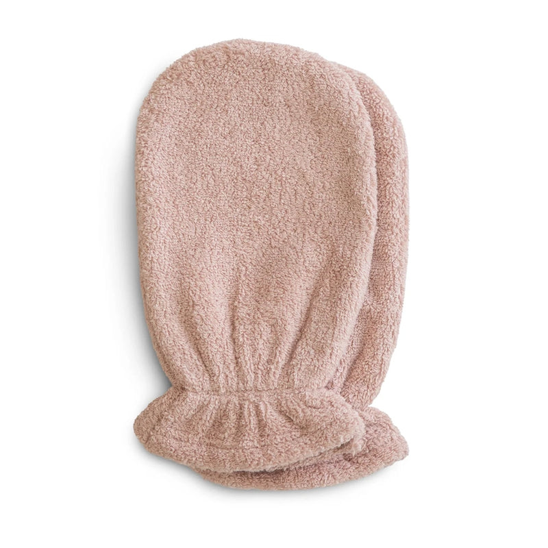 Mushie Lot de 2 Gants de Bain en Coton Biologique - Blush