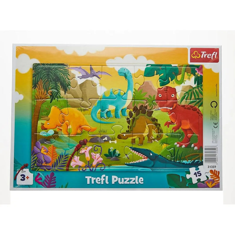 Trefl Puzzle Dinosaur 15 Pièces - 3A+