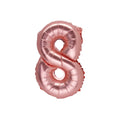 Ballon Chiffre 8 Rose Gold – 86cm