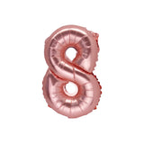 Ballon Chiffre 8 Rose Gold – 36cm