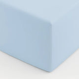 Bambidou Drap Housse 90x200 cm - Bleu Ciel