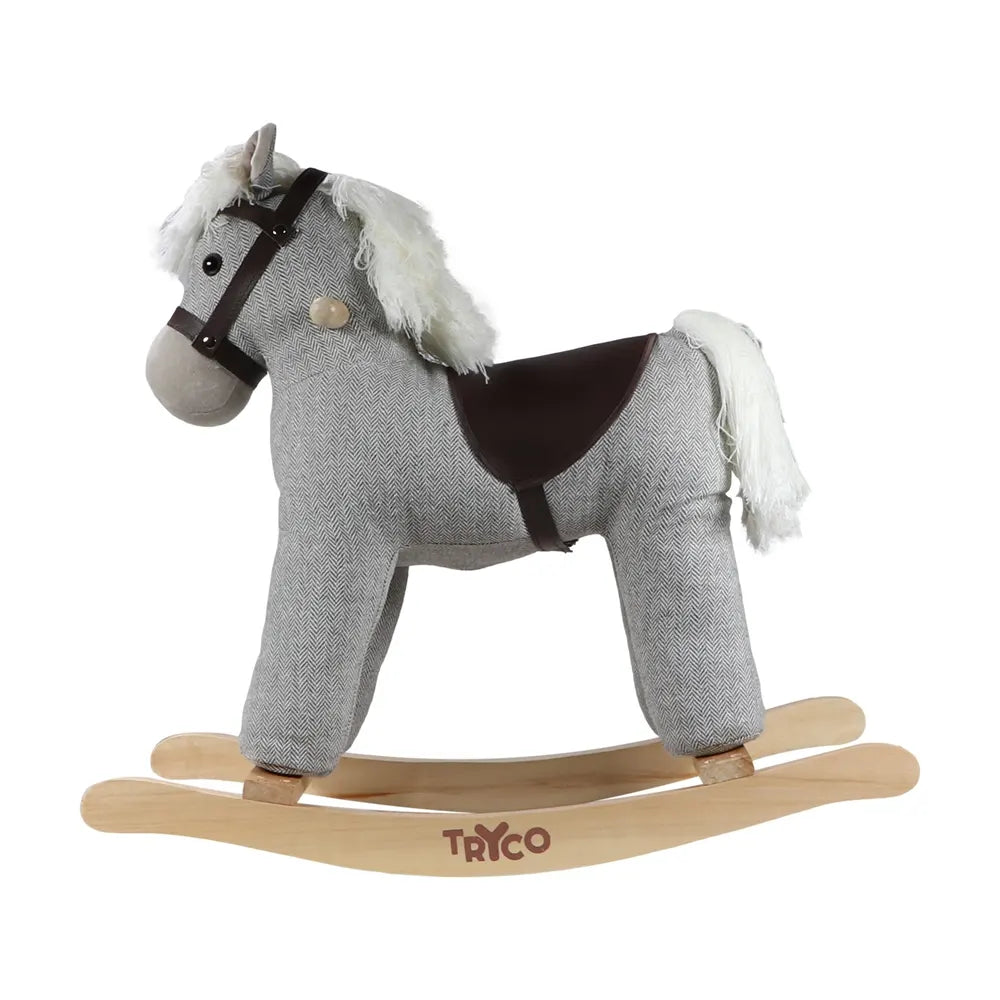 Tryco Cheval à Bascule Petit 18M+ - Gris