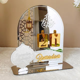 Décoration en Acrylique Calendrier Ramadan - Argenté