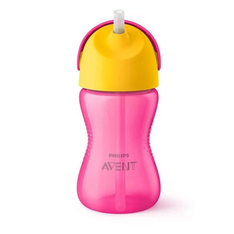 Avent New Straw Cup +12m Girl - 300ml
