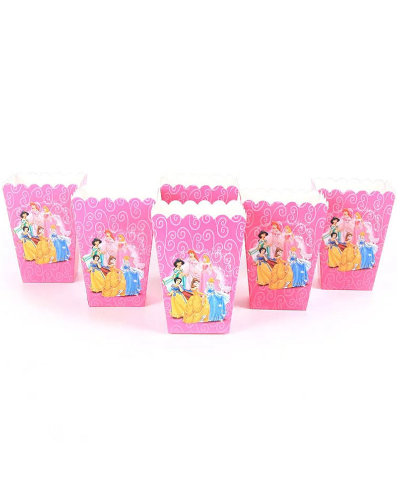 Boîtes à Popcorn en papier - Les Princesses