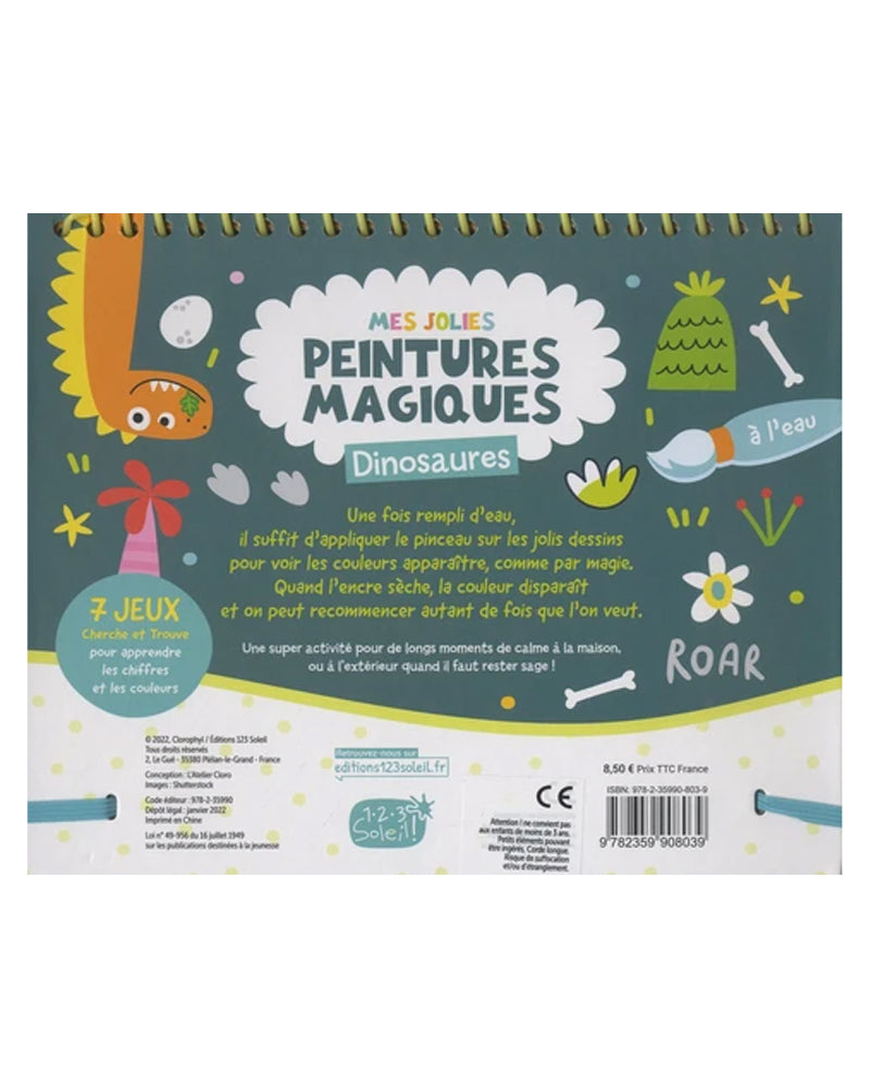 Mes Jolies Peintures Magiques - Dinosaures