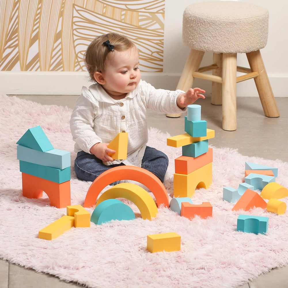 Ludi Blocs de Construction en Mousse 28 Pièces 10M+