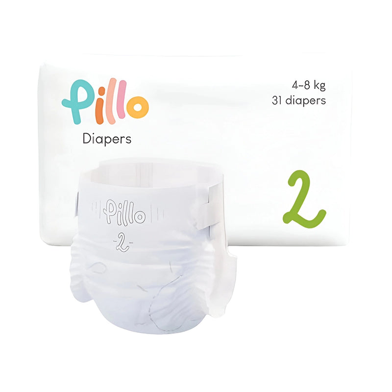 Pillo Diapers Size 2 Mini (4-8kg) 31 Count