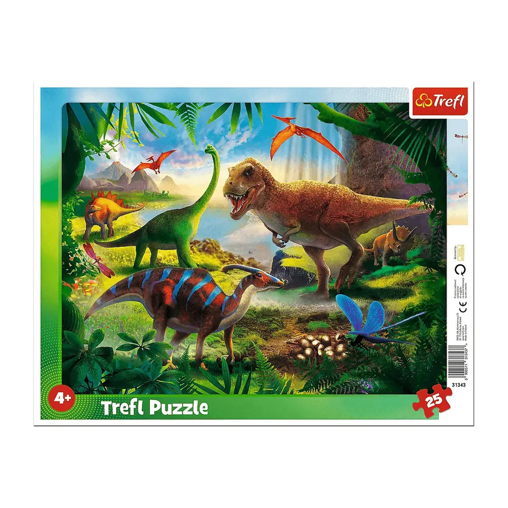 Trefl Puzzle Dinosaures 25 Pièces - 4A+