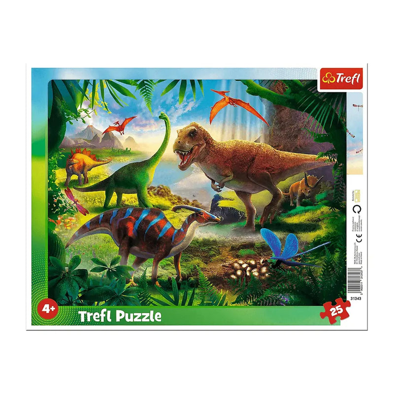 Trefl Puzzle Dinosaures 25 Pièces - 4A+