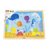 Viga Toys Puzzle 24 Pièces Océan en Bois 24M+