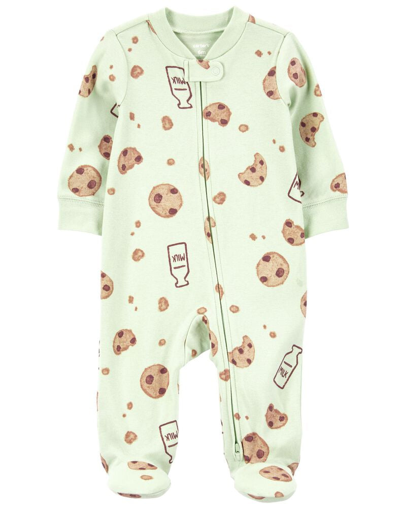 Grenouillère en Coton 2-Way Zip Carter's - Cookies & Lait Bébé