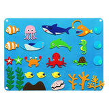 Tapis Mural Éducatif en Feutrine - Thème Marin - 3A+