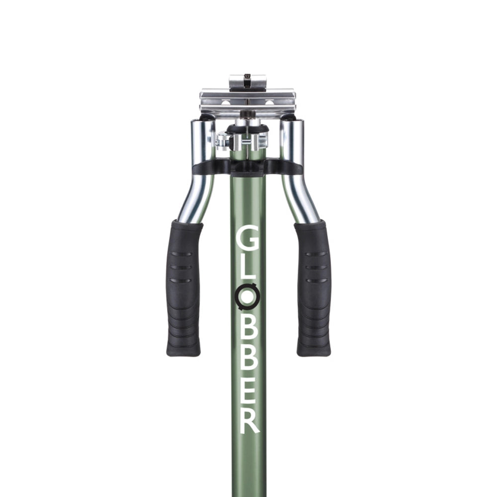 Globber Flow Elements Lights Chrome Scooter - Olive