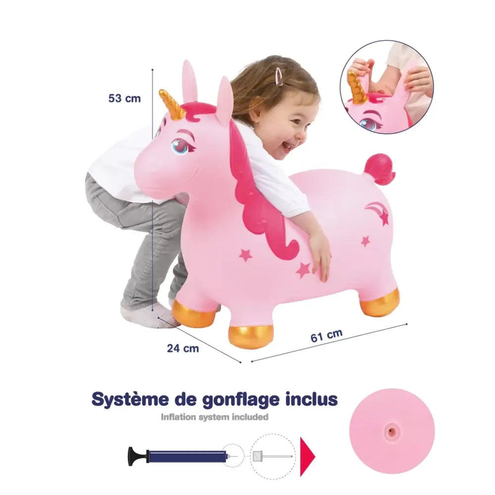 Ludi Licorne Ballon Sauteur Éducatif et Amusant - 10M+