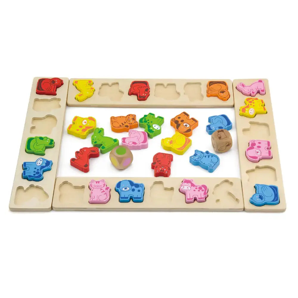 Viga Toys Jeu d’Association d’Animaux – 3A+